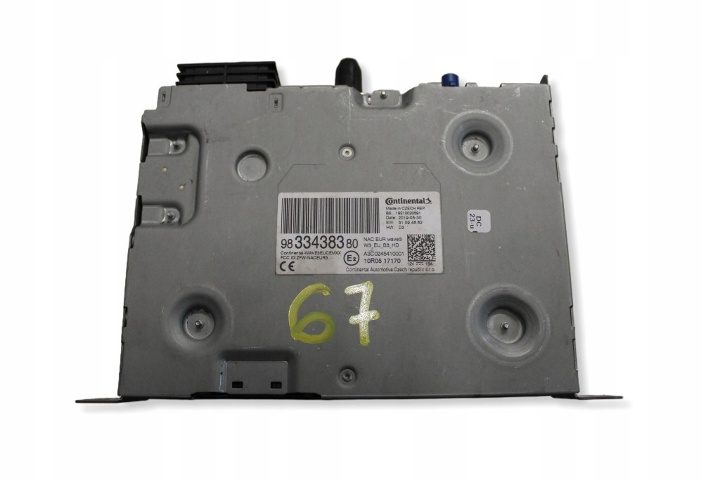 Купити Радіо 9833438380 peugeot оригінальний номер