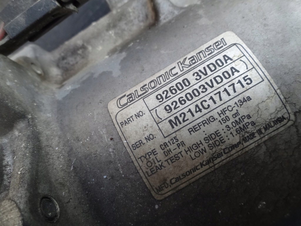 фото №7, Компресор кондиціонера nissan juke lift 1.5 dci