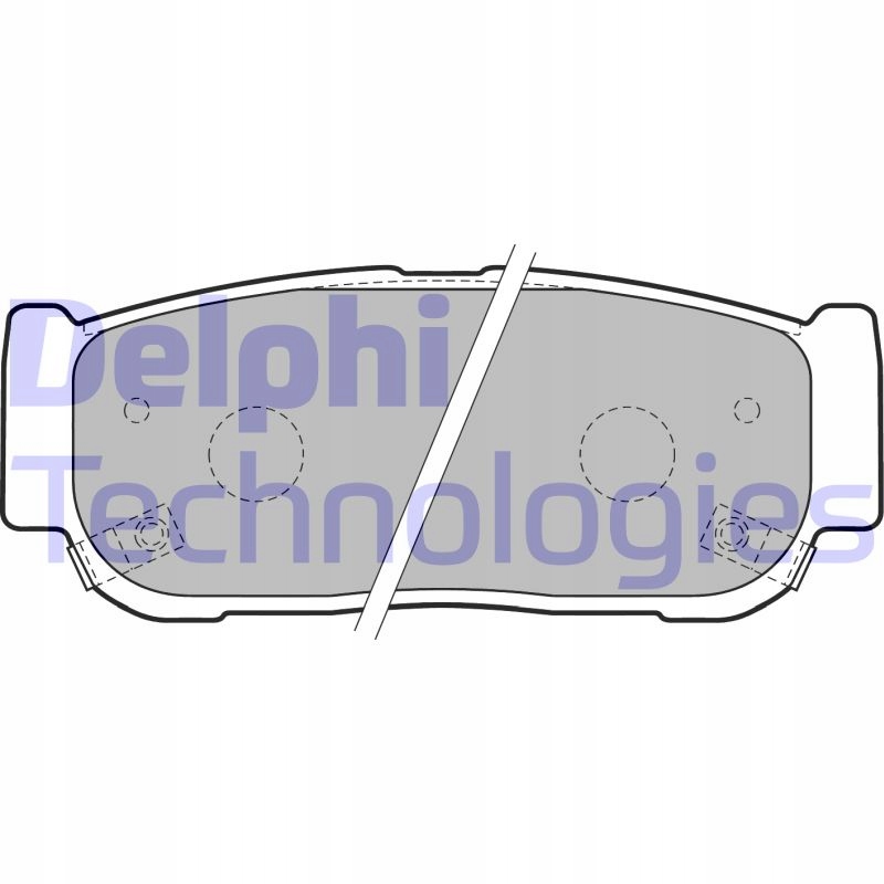 Delphi lp1797 тормозные колодки ham. Цена