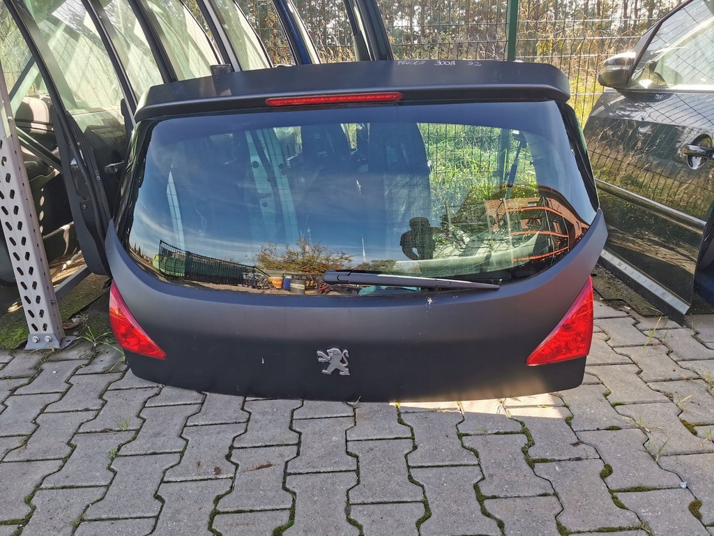 фото №1, Peugeot 3008 кришка багажника багажника чорний mat