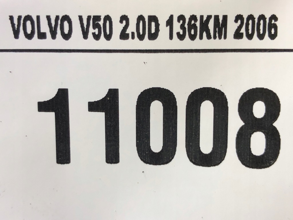 фото №3, Volvo v50 s40 труба wąż wody 2.0d hdi tdci