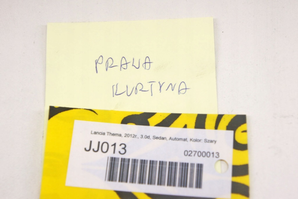 фото №5, Jj013 lancia thema ii подушка безопасности шторка безопасности правая