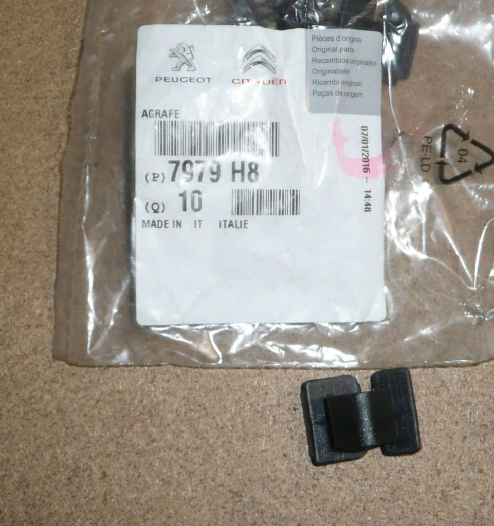 фото №1, Клипса шумоизоляция капот c nemo 7979.h8 af