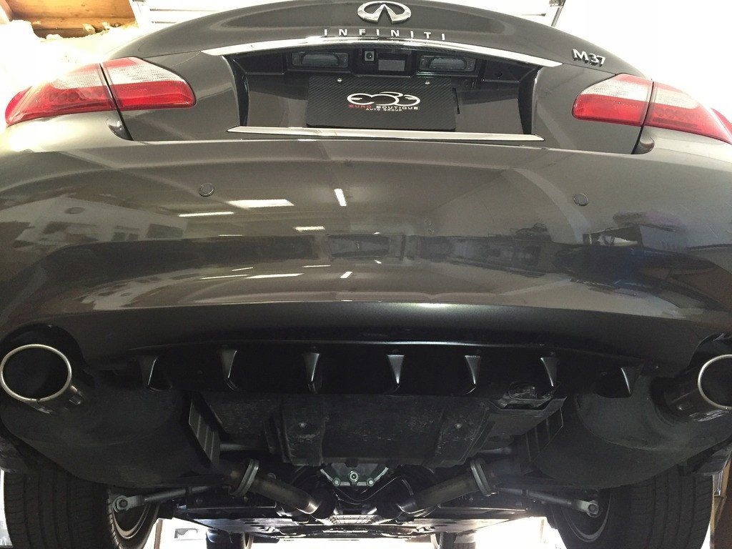 фото №6, Спойлер заднего бампера infiniti m37 с диффузор shark