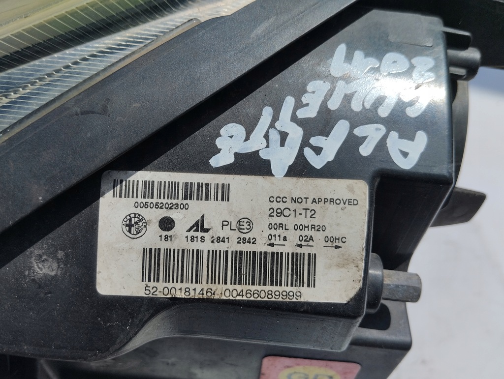 фото №8, Лампа передняя перед левая правая led alfa romeo giulietta uk