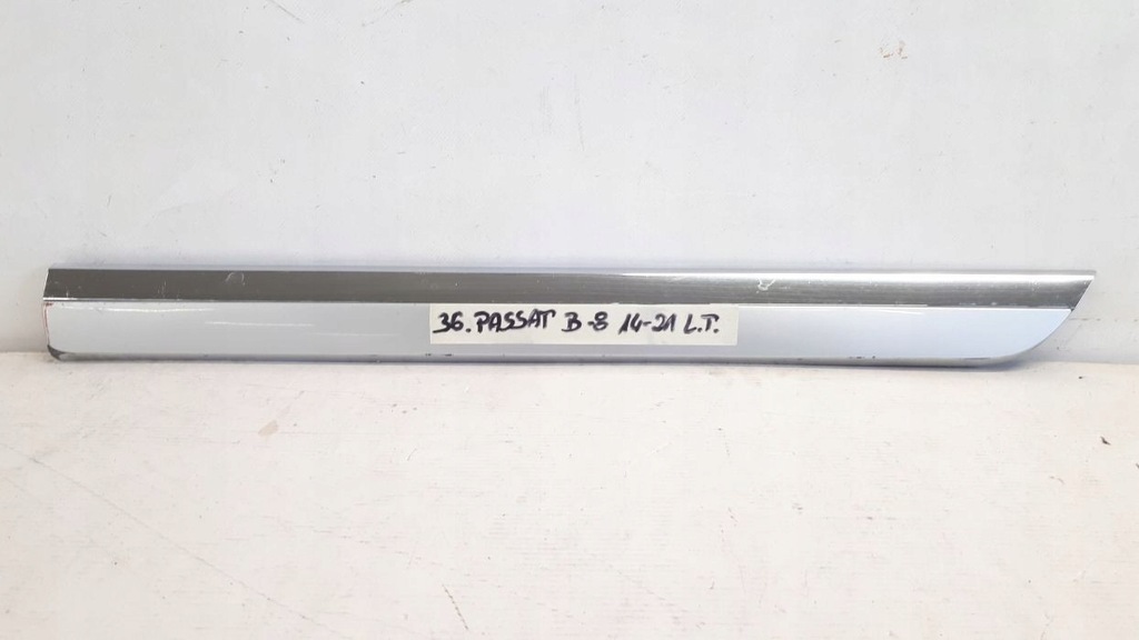 фото №14, Vw passat b8 молдинг дверь левая задняя задняя 3g0854949
