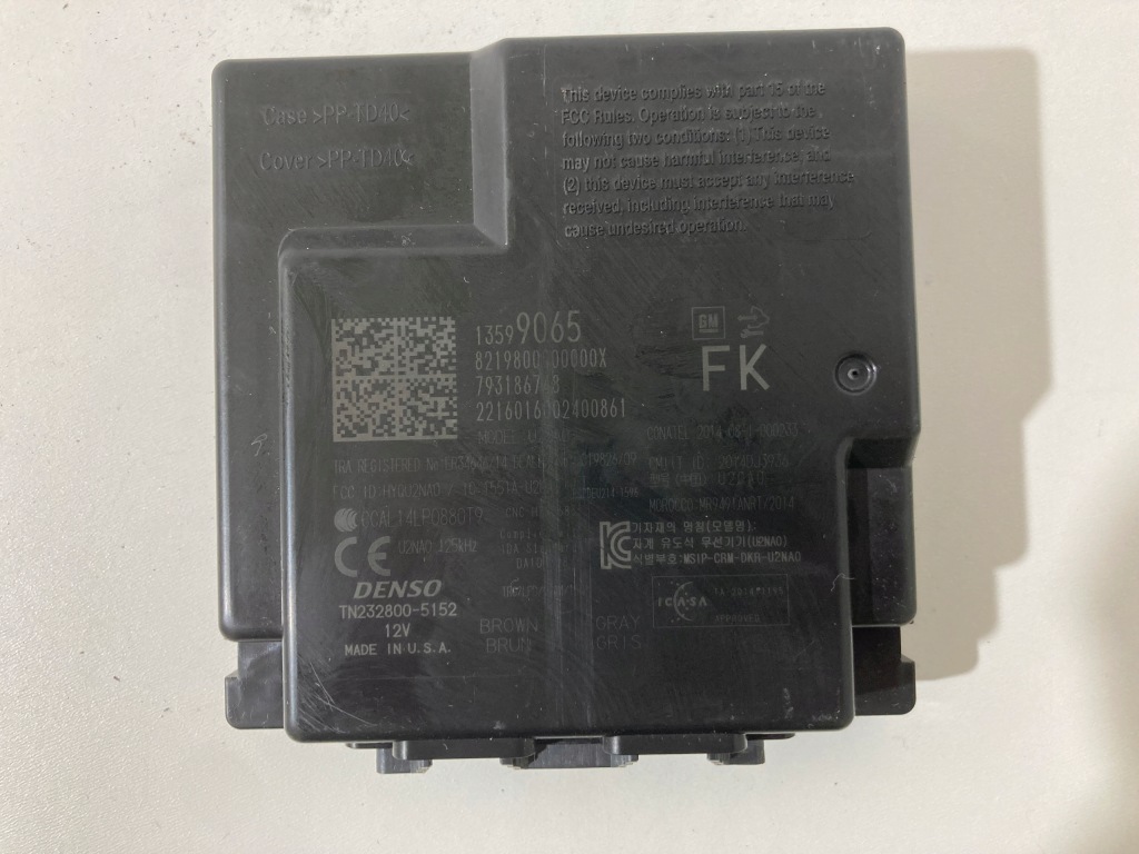 Купить Chevrolet camaro vi 2016+ модуль блок управления keyless 13599065