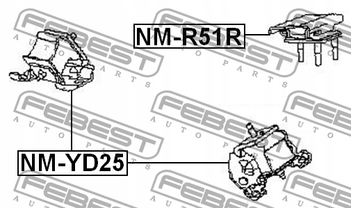 фото №6, Febest nm-r51r подшипниковый узел двигателя