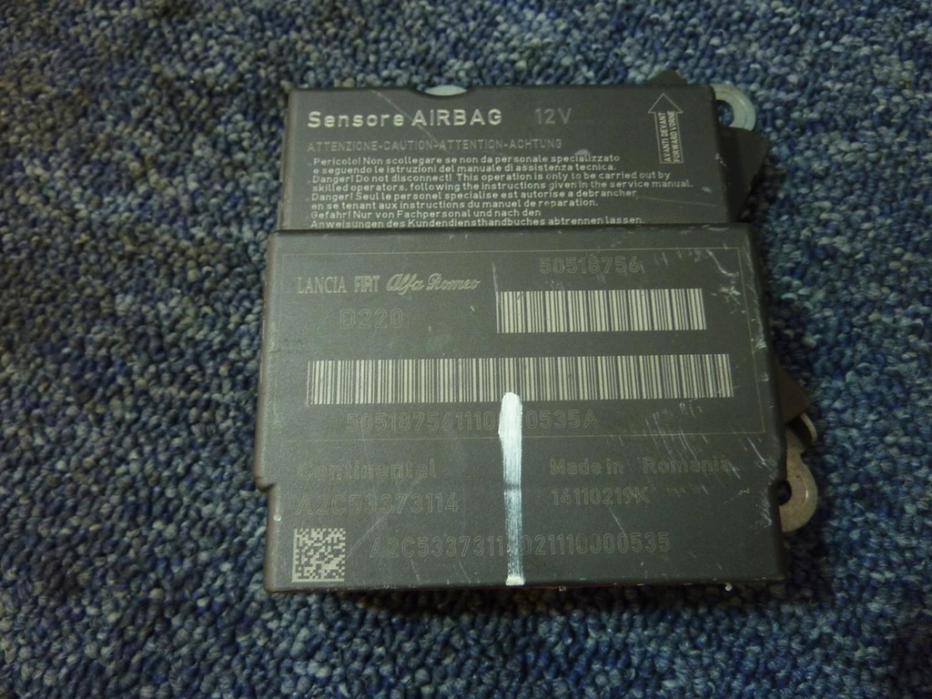 фото №1, Датчик модуль подушек 50518756 alfa romeo mito 08-