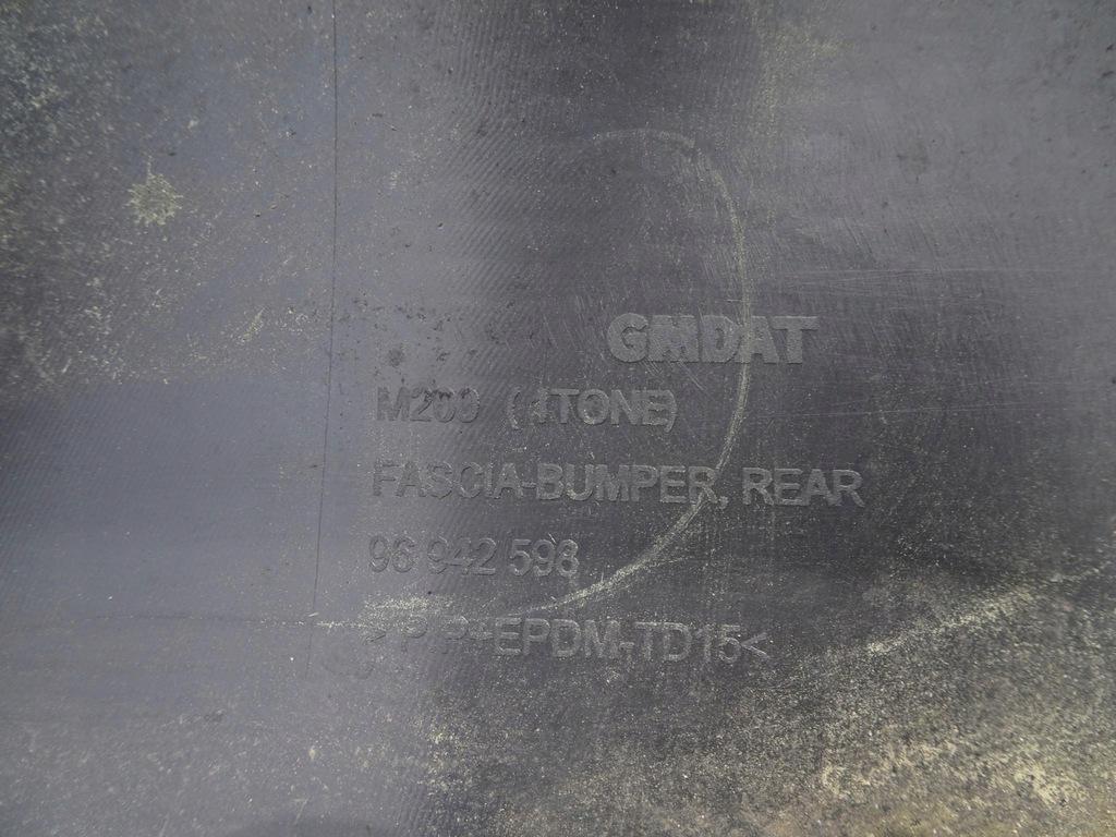 фото №9, Chevrolet matiz spark ii 08- бампер задня задній org