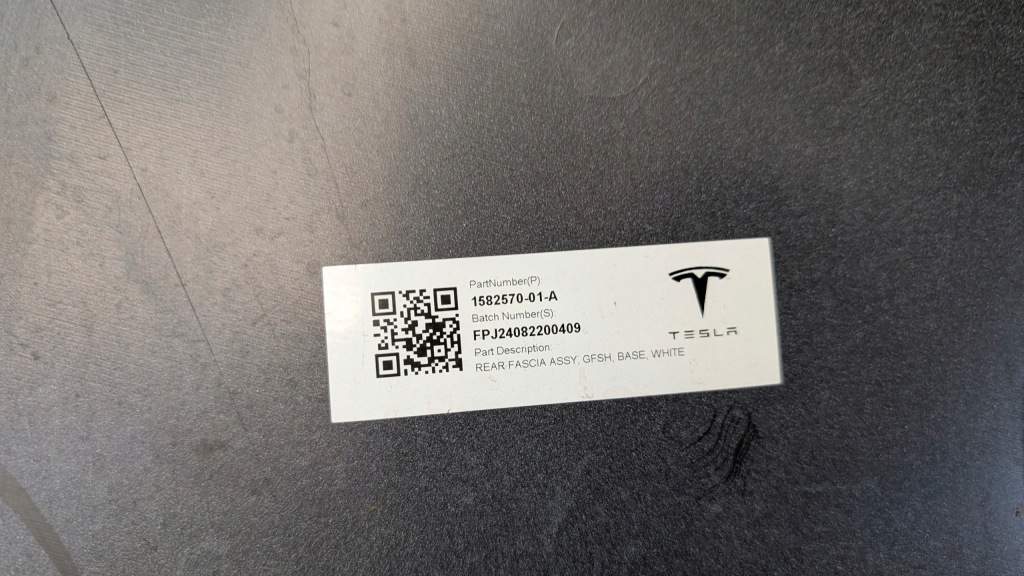 Tesla model 3 lift 23- бампер задняя задний 1582570-01-a Недорого