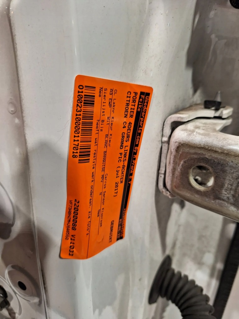 фото №11, Двері задня ліва citroen c4 grand picasso ii 13-