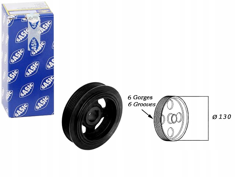 фото №1, Шків колінчастого вала колінчастого toyota auris avensis co