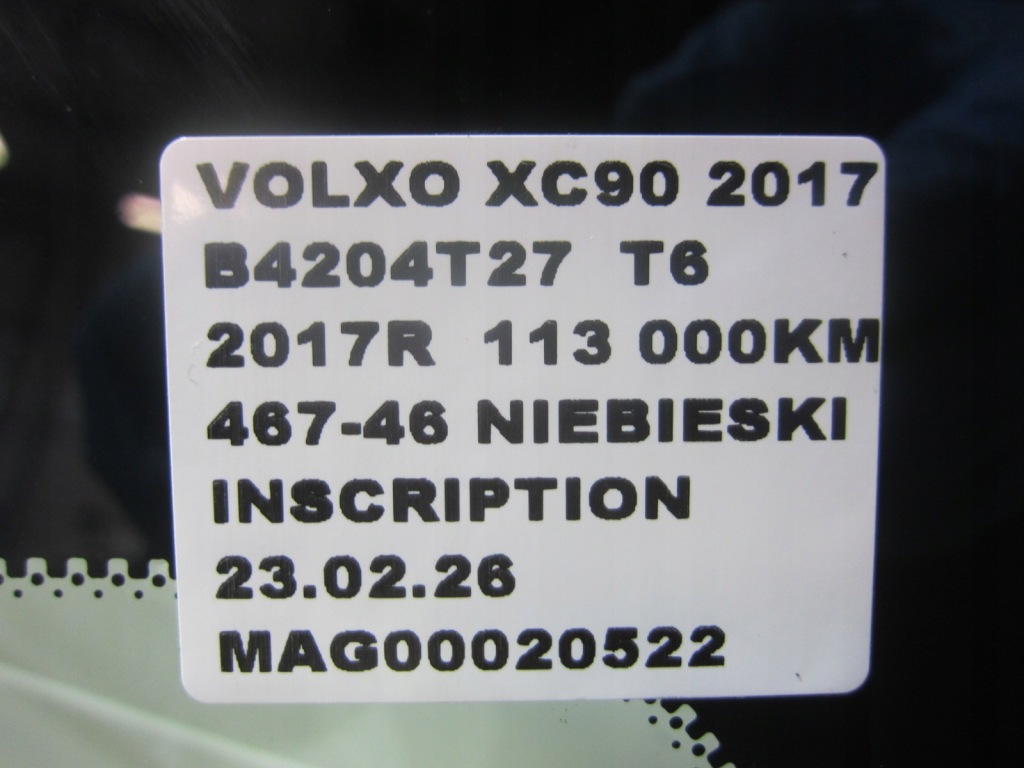Volvo xc90 2 xc 90 скло передня лобове підігрів камера head up 31385970 Ціна