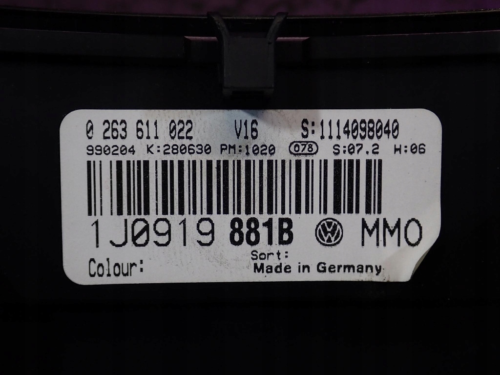 Vw golf iv 97-06 1.6 100km счетчик приборы 1j0919881b 327004km Недорого