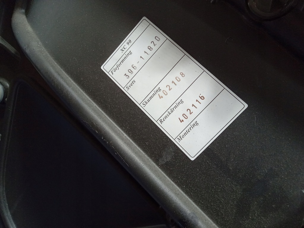 фото №8, Volvo xc90 i 02- обивка дверь перед правая обшивка