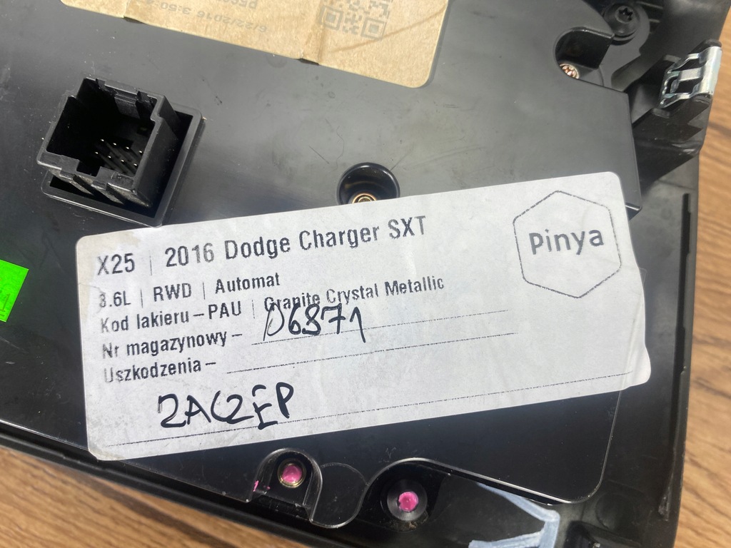 фото №8, Панель кондиционера переключатель dodge challenger charger 2015+ usa