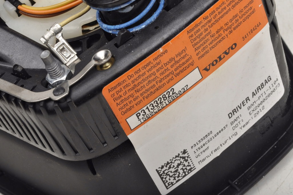 фото №7, Volvo s80 ii v70 iii подушка воздушная водителя подушка безопасности 31332822