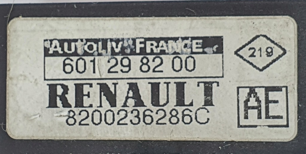 фото №4, Датчик ударный задняя renault megane ii