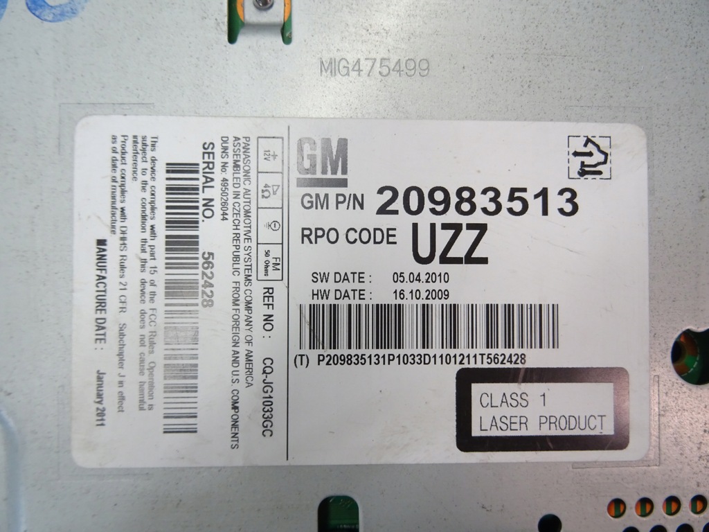 фото №9, Opel meriva b радио радиопроигрыватель панель комплект