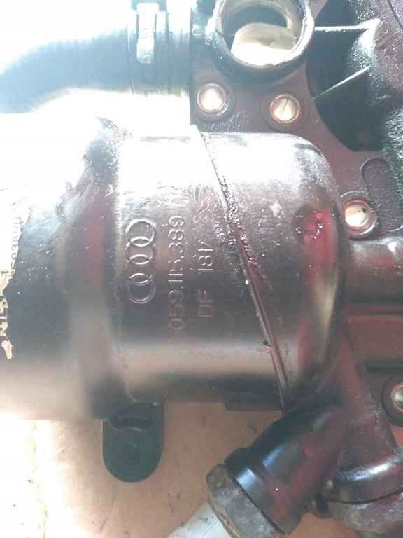 фото №1, Audi vw 3.0 tdi корпус фильтра масла 059115389h