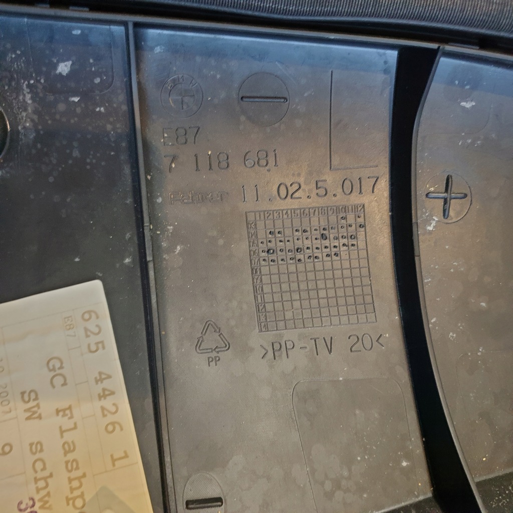 фото №12, Спинка сидіння задній підголівники pas bmw 1 e87 оригінальний номер