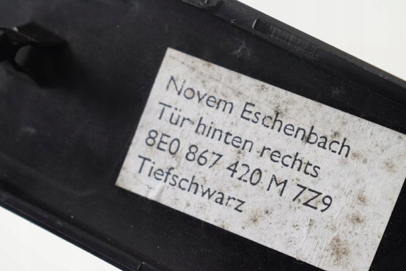 фото №5, Audi b7 s4 quattro 2006 rhd передние правое дверь молдинг декоративная