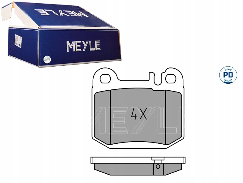 Meyle тормозные колодки ham. db t. w163 2,3-5,4 98-05 с Разборки