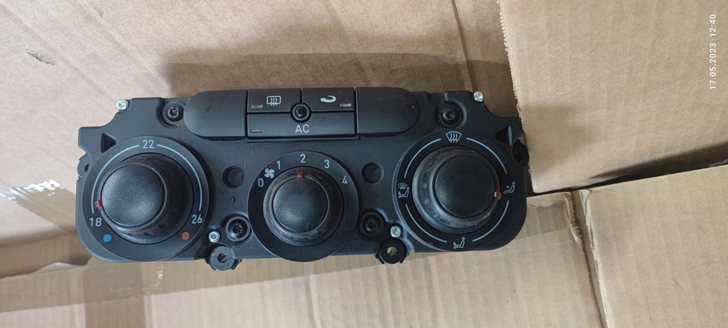 фото №1, Seat leon ii 1p панель управление вентиляция кондиционер