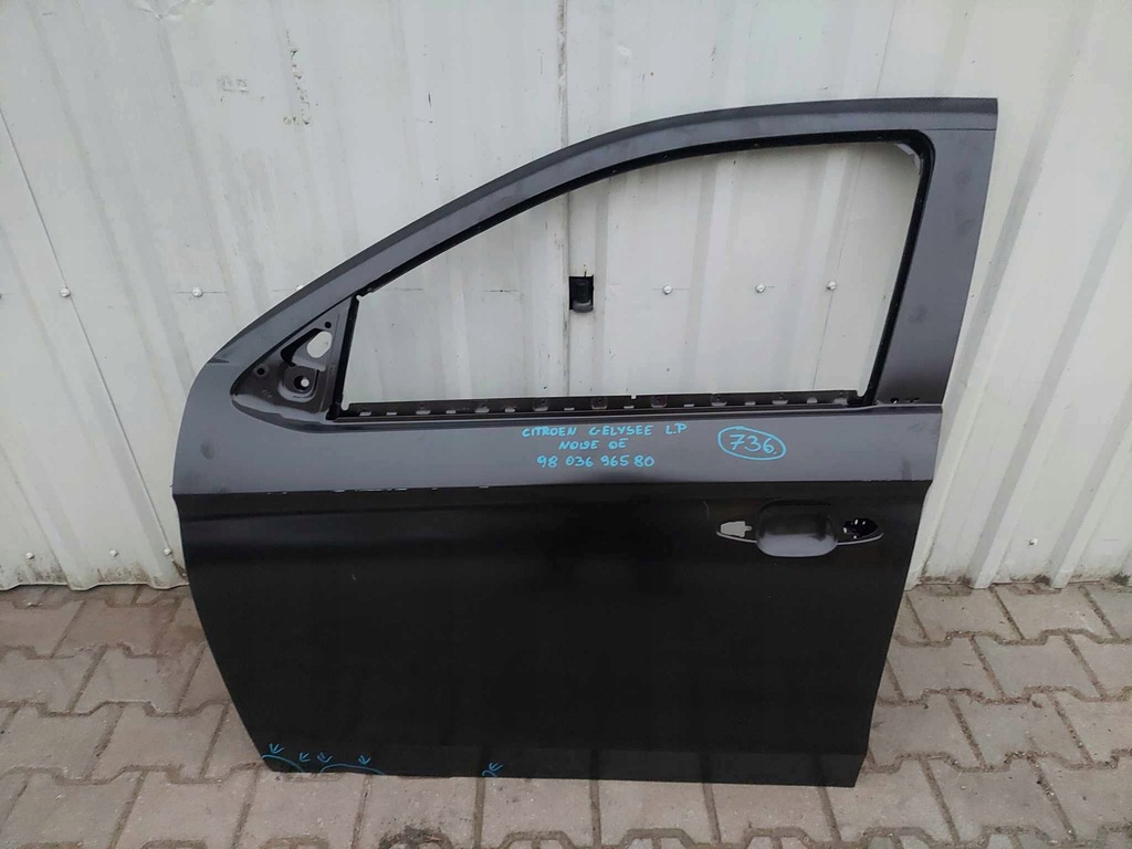 фото №1, Citroen c-elysee дверь левая перед передние nowe оригинальный номер