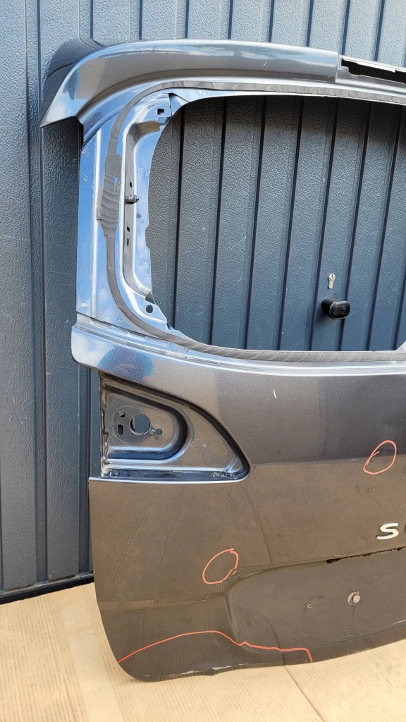 фото №4, Renault scenic iii 09- крышка багажника багажника задняя задняя