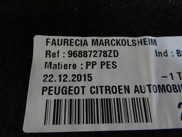 фото №7, Citroen ds7 crossback правий обшивка захист багажника 96887278zd