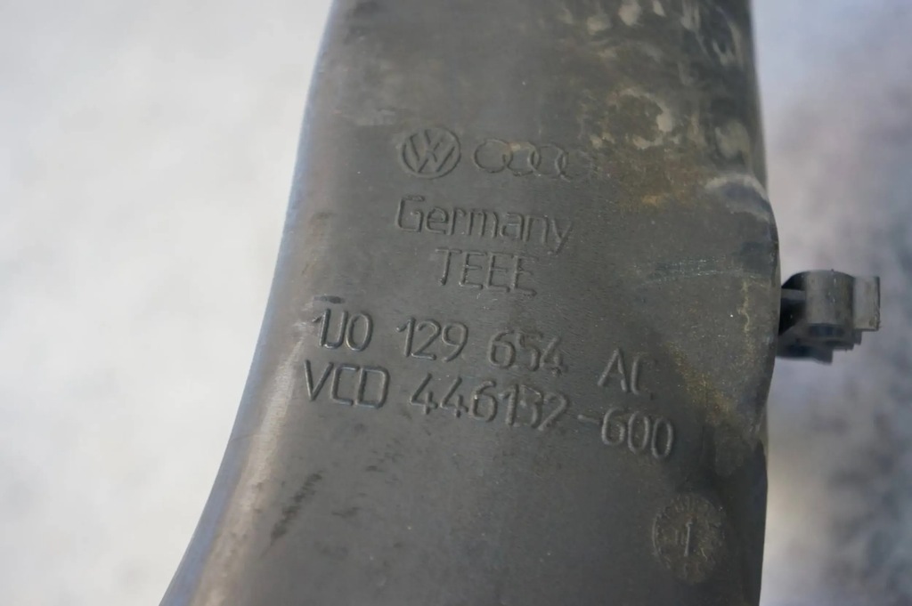 фото №6, Труба шланг интеркулер - audi a3 8l 1.9 tdi axr - 1j0129654ac