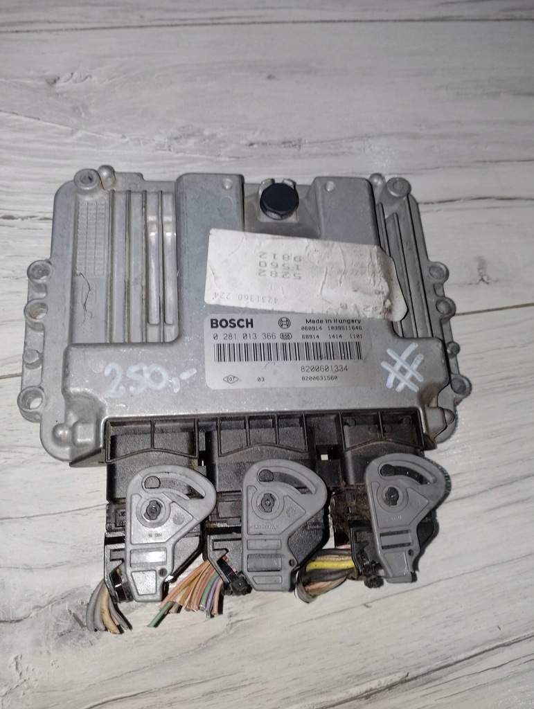 фото №1, Бортовий комп'ютер блок керування 0281013366 megane ii scenic ii