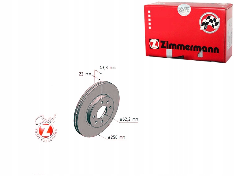 фото №1, Zim320.3809.20 гальмівні диски гальмівні 2szt. kia rio iii