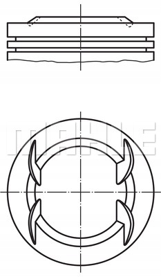 фото №2, Поршні mahle 012 23 00