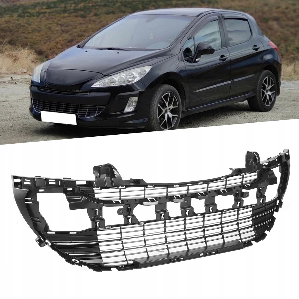 фото №10, Бампер передний средний решётка радиатора сетка защитная решётка радиатора 7414vj pasuje do