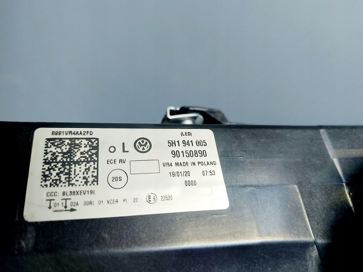 фото №8, Vw golf лампа ліва led перед 2020 5h1941005 viii 8