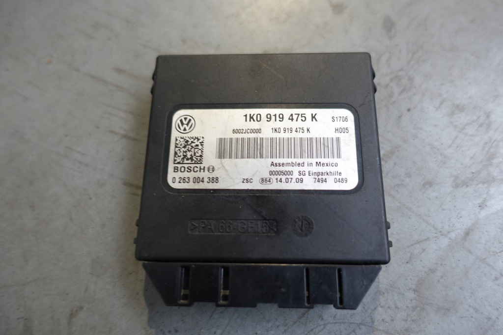 фото №1, Vw scirocco модуль паркування блок керування pdc