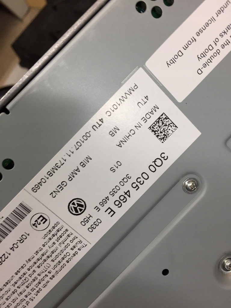 фото №8, Vw touareg iii 760 аудиосистема dynaudio комплект