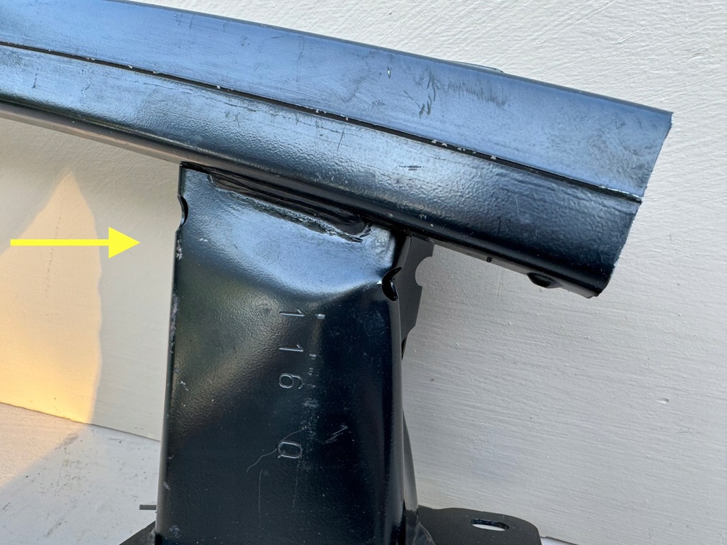 фото №5, Peugeot 308 iii 3 t10 21r- балка усилитель бампера перед dół