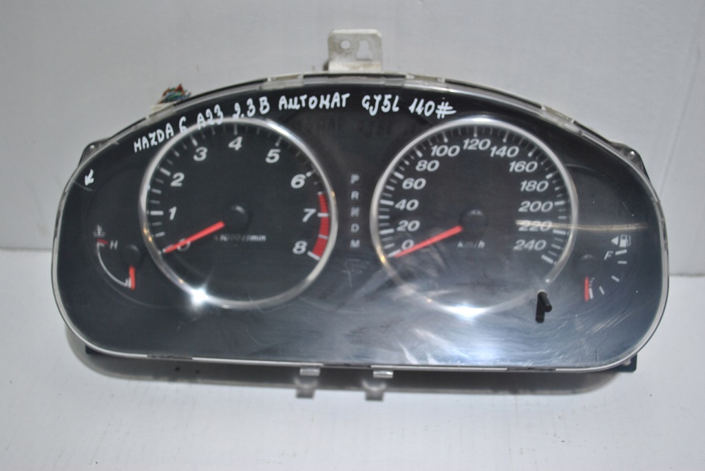 фото №1, Счетчик приборная панель mazda 6 2.3 автоматическая коробка передач gj5l