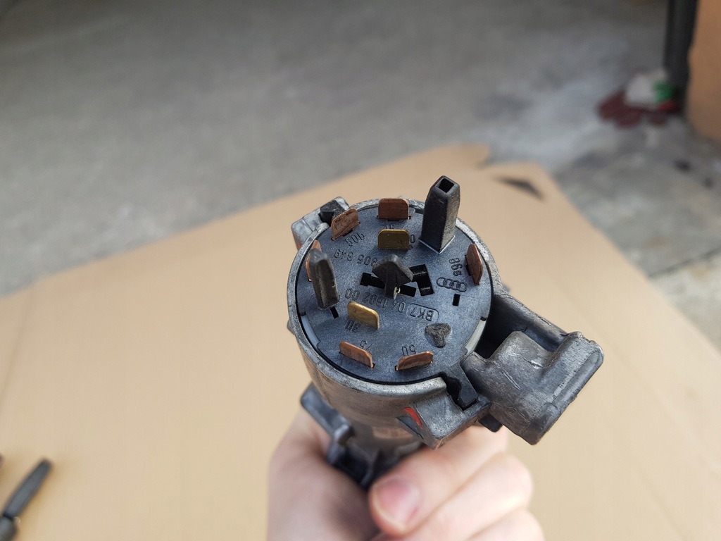 фото №11, Замок запалювання + ключ audi a2 / a4 b6 / a6 c5 / a3 8l 4b0905851b sprawdzona