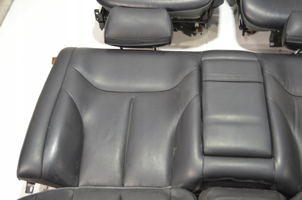 фото №13, Сидіння заднє сидіння комплект czarna шкіра електрика mercedes w140 s klasa