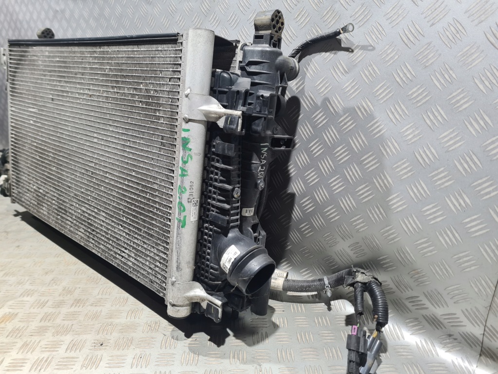 фото №6, Радіатор води інтеркулер вентилятор insignia a 2.0 turbo 250km механічна коробка передач