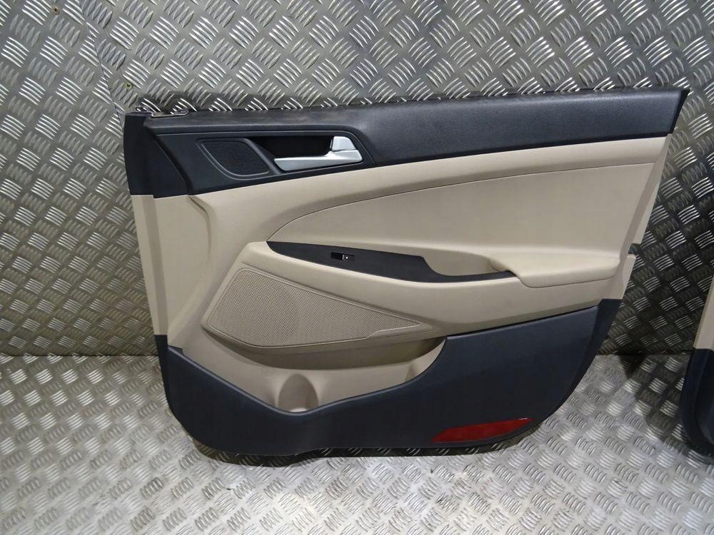 фото №11, Hyundai tucson iii сиденья заднее сиденье кожа обшивки туннель комплект idealny