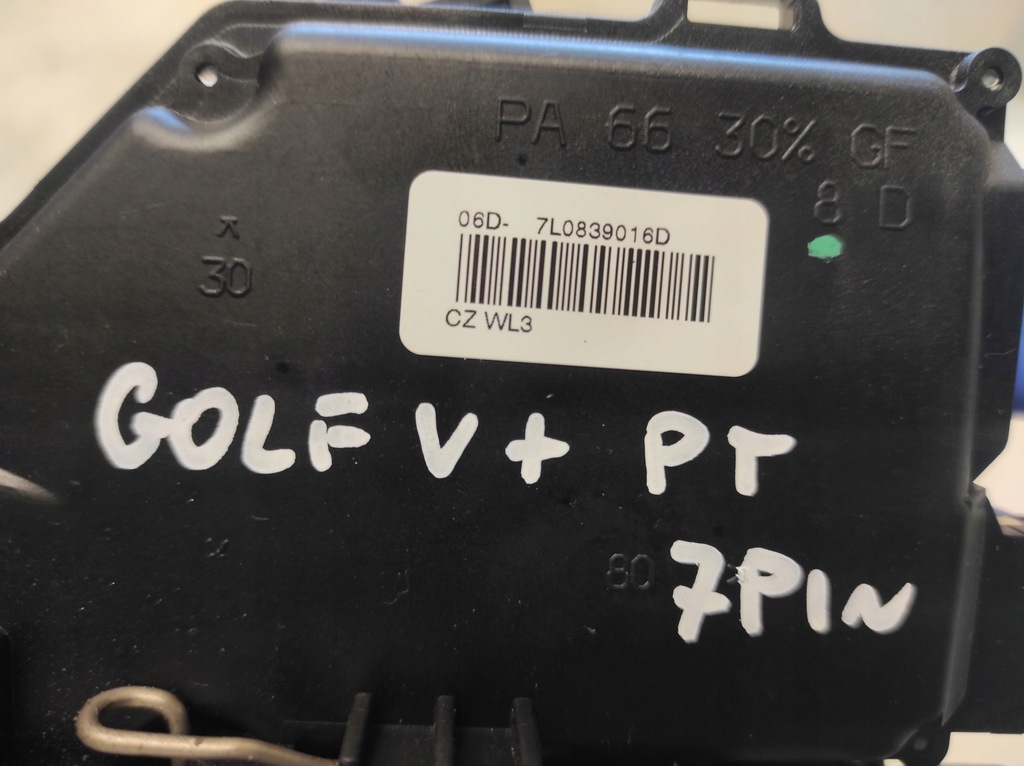 фото №5, Vw golf v plus 05- замок правий задня 7pin 7l0839016d