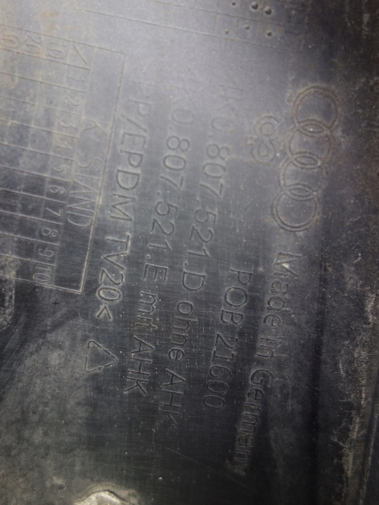 фото №7, Спойлер дифузор бампера audi a6 c8 4k0 s-line