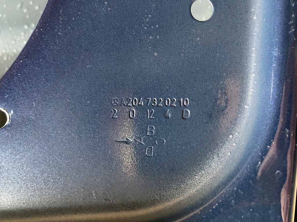 фото №12, Двері праве задні mercedes c klasa w204 a204 sedan