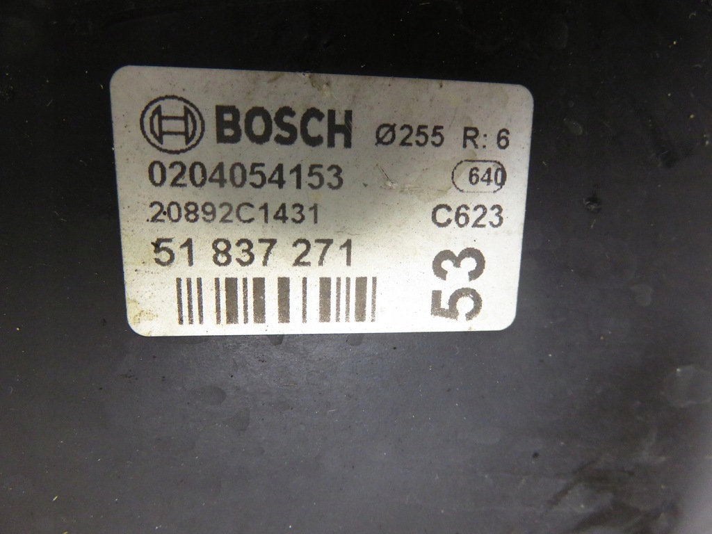 фото №5, Усилитель тормозов fiat grande punto 1.4 0204054153